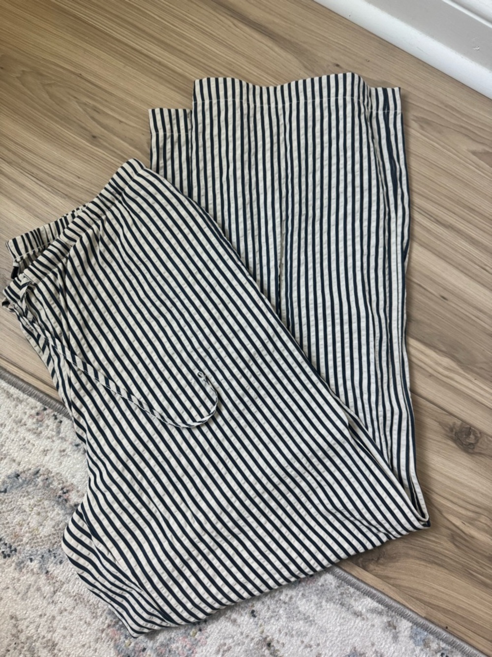 American Eagle Outfitters Stripe Wide-Leg Pants